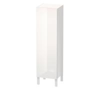 Duravit L-Cube armarios de media altura individuales, 1 puerta, apertura a la izquierda, dimensiones variables, 250-500x200-363x901-1320mm, LC1190L8484, Color: Decoración blanco supermate
