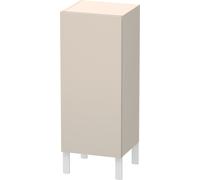 Duravit L-Cube armarios de media altura individuales, 1 puerta, apertura a la izquierda, dimensiones variables, 250-500x200-363x600-900mm, LC1189L8383, Color: Decoración supermate color topo