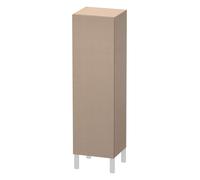 Duravit L-Cube armarios de media altura individuales, 1 puerta, apertura a la izquierda, dimensiones variables, 250-500x200-363x901-1320mm, LC1190L7575, Color: Decoración de lino