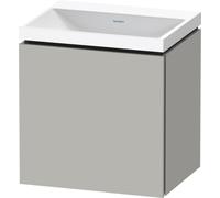 Duravit L-Cube conjunto en c suspendido, 1 puerta, apertura a la izquierda, sin rebosadero, sin agujero para grifo, 450x480x350mm, LC6948N07070000, Color: DecoraciÃ³n gris hormigÃ³n mate