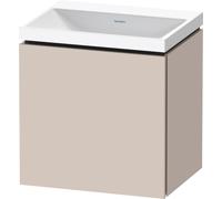 Duravit L-Cube conjunto en c suspendido, 1 puerta, apertura a la izquierda, sin rebosadero, sin agujero para grifo, 450x480x350mm, LC6948N91910000, Color: Taupe Mate DecoraciÃ³n