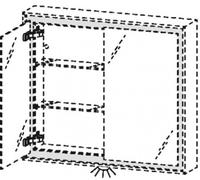 Duravit L-Cube LED para la iluminación del lugar de lavado del armario con espejo, UV995400000