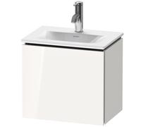 Duravit L-Cube Módulo mural LC6133, 440x311 mm, 1 puerta, con bisagra a la derecha, para Viu 073345, LC6133R2222, Color: Decoración blanca de alto brillo