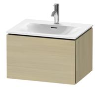Duravit L-Cube Módulo mural LC6135, 620x481 mm, 1 extraíble, para Viu 234463, LC613507171, Color: Roble mediterráneo Chapa de madera auténtica