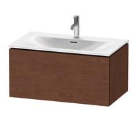 Duravit L-Cube Módulo mural LC6137, 820x481 mm, 1 extraíble, para Viu 234483, LC613701313, Color: Chapa de madera auténtica de nogal americano