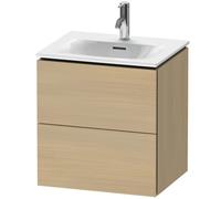 Duravit L-Cube Módulo mural LC6304, 520x421 mm, 2 cajones, para Viu 234453, LC630407171, Color: Roble mediterráneo Chapa de madera auténtica