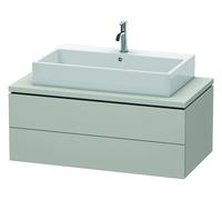 Duravit L-Cube mueble bajo lavabo para consola, suspendido, 2 cajones, 1020x400x547mm, LC581900707, Color: DecoraciÃ³n gris hormigÃ³n mate