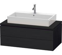 Duravit L-Cube mueble bajo lavabo para consola, suspendido, 2 cajones, 1020x400x547mm, LC581901616, Color: Decoración roble negro