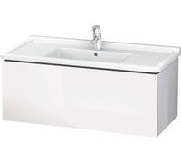 Duravit L-Cube mueble bajo lavabo suspendido, 1 extraíble, 1020x408x469mm, LC616608585, Color: Laca blanca de alto brillo