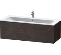 Duravit L-Cube mueble bajo lavabo suspendido, 1 extraíble, 1220x400x481mm, LC614307272, Color: roble oscuro cepillado chapa de madera auténtica