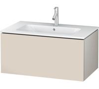 Duravit L-Cube mueble bajo lavabo suspendido, 1 extraíble, 820x400x481mm, LC614108383, Color: Decoración supermate color topo