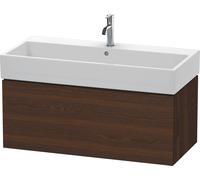 Duravit L-Cube mueble bajo lavabo suspendido, 1 extraíble, 984x394x459mm, LC617806969, Color: Nogal cepillado Chapa de madera auténtica
