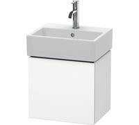 Duravit L-Cube mueble bajo lavabo suspendido, 1 puerta, apertura a la izquierda, 434x400x341mm, LC6245L1818, Color: Blanco Mate Decoración