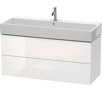 Duravit L-Cube mueble bajo lavabo suspendido, 2 cajones, 1184x544x459mm, LC627900707, Color: DecoraciÃ³n gris hormigÃ³n mate