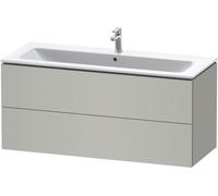 Duravit L-Cube mueble bajo lavabo suspendido, 2 cajones, 1220x550x481mm, LC624300707, Color: DecoraciÃ³n gris hormigÃ³n mate