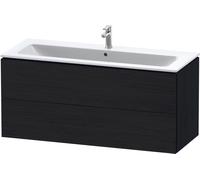 Duravit L-Cube mueble bajo lavabo suspendido, 2 cajones, 1220x550x481mm, LC624301616, Color: Decoración roble negro