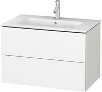 Duravit L-Cube mueble bajo lavabo suspendido, 2 cajones, 820x550x481mm, LC624108484, Color: Decoración blanco supermate