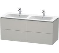 Duravit L-Cube mueble bajo lavabo suspendido, 4 cajones, 1290x550x481mm, LC625900707, Color: DecoraciÃ³n gris hormigÃ³n mate