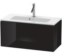 Duravit L-Cube mueble bajo lavabo suspendido, Compact, 1 extraíble, 820x400x391mm, LC615704040, Color: Laca negra de alto brillo