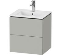 Duravit L-Cube mueble bajo lavabo suspendido, Compact, 2 cajones, 520x550x421mm, LC621800707, Color: DecoraciÃ³n gris hormigÃ³n mate