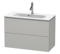 Duravit L-Cube mueble bajo lavabo suspendido, Compact, 2 cajones, 820x550x391mm, LC625700707, Color: DecoraciÃ³n gris hormigÃ³n mate