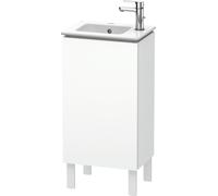Duravit L-Cube Mueble de aseo vertical, 1 puerta, con bisagra a la derecha, 420mm, para Me by Starck 072343, LC6273R1818, Color: Blanco Mate Decoración