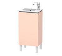 Duravit L-Cube Mueble de aseo vertical, 1 puerta, con bisagra a la derecha, 420mm, para Me by Starck 072343, LC6273R2020, Color: Albaricoque Perla seda laca mate