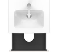 Duravit L-Cube mueble de baño de pared Compact, 2 cajones, ancho: 520mm, para Me by Starck 233653, LC621802222, Color: Decoración blanca de alto brillo