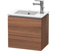 Duravit L-Cube Mueble de pared, 1 puerta, con bisagra a la izquierda, 420mm, para Me by Starck 072343, LC6272L7979, Color: Nogal natural decorado