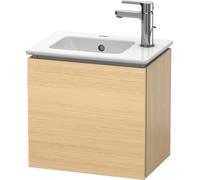 Duravit L-Cube Mueble de pared, 1 puerta, con bisagra a la izquierda, 420mm, para Me by Starck 072343, LC6272L7171, Color: Roble mediterráneo Chapa de madera auténtica