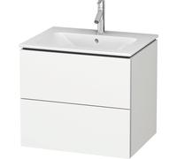 Duravit L-Cube Mueble de pared, 2 cajones, anchura: 620mm, para mí de Starck 233663, LC624001818, Color: Blanco Mate Decoración