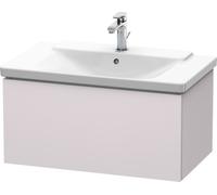 Duravit L-Cube Mueble de pared, ancho 820mm, profundidad 481, 1 extraíble, se ajusta a la medida. Artículos 233285, 233385 y 233485, LC614708787, Color: Blanco Lila Seda Laca mate