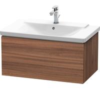 Duravit L-Cube Mueble de pared, ancho 820mm, profundidad 481, 1 extraíble, se ajusta a la medida. Artículos 233285, 233385 y 233485, LC614707979, Color: Nogal natural decorado