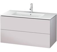 Duravit L-Cube Mueble de pared, anchura 1020mm, profundidad 481, 2 cajones, se ajusta a las necesidades del cliente. Artículo 233610, LC624208787, Color: Blanco Lila Seda Laca mate