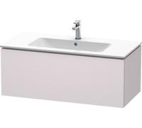 Duravit L-Cube Mueble de pared, anchura 1020mm, profundidad 481mm, 1 extraíble, se ajusta a la medida de las necesidades del cliente. Artículo 233610, LC614208787, Color: Blanco Lila Seda Laca mate