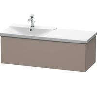 Duravit L-Cube Mueble de pared, anchura 1220mm, profundidad 481, 1 extraíble, se ajusta a la medida. Artículos 233312 y 233412, LC615304343, Color: Decoración Basalto Mate