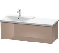 Duravit L-Cube Mueble de pared, anchura 1220mm, profundidad 481, 1 extraíble, se ajusta a la medida. Artículos 233312 y 233412, LC615308686, Color: Cappuccino laca alto brillo