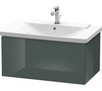 Duravit L-Cube Mueble de pared, anchura 820mm, profundidad 481, 1 extraíble, se ajusta a la medida. Artículos 233285, 233385 y 233485, LC614703838, Color: Laca de alto brillo Dolomiti Grey
