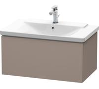 Duravit L-Cube Mueble de pared, anchura 820mm, profundidad 481, 1 extraíble, se ajusta a la medida. Artículos 233285, 233385 y 233485, LC614704343, Color: Decoración Basalto Mate