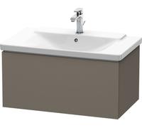 Duravit L-Cube Mueble de pared, anchura 820mm, profundidad 481, 1 extraíble, se ajusta a la medida. Artículos 233285, 233385 y 233485, LC614709090, Color: Flanela Gris seda lacado mate