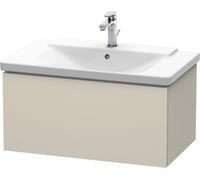 Duravit L-Cube Mueble de pared, anchura 820mm, profundidad 481, 1 extraíble, se ajusta a la medida. Artículos 233285, 233385 y 233485, LC614709191, Color: Decoración Topo