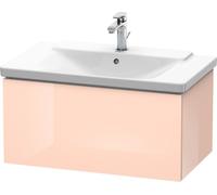 Duravit L-Cube Mueble de pared, anchura 820mm, profundidad 481, 1 extraíble, se ajusta a la medida. Artículos 233285, 233385 y 233485, LC614701010, Color: Perla de albaricoque laca de alto brillo