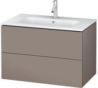 Duravit L-Cube Mueble de pared, anchura 820mm, profundidad 481, 2 cajones, se ajusta a las necesidades del cliente. Artículo 233683, LC624104343, Color: Decoración Basalto Mate