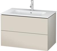 Duravit L-Cube Mueble de pared, anchura 820mm, profundidad 481, 2 cajones, se ajusta a las necesidades del cliente. Artículo 233683, LC624109191, Color: Decoración Topo