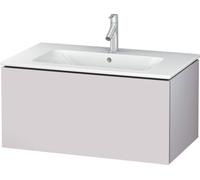 Duravit L-Cube Mueble de pared, anchura 820mm, profundidad 481mm, 1 extraíble, se ajusta a las necesidades de los clientes de"Me by Starck". Artículo 233683, LC614108787, Color: Blanco Lila Seda Laca
