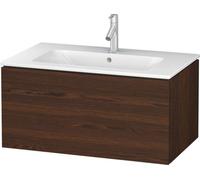 Duravit L-Cube Mueble de pared, anchura 820mm, profundidad 481mm, 1 extraíble, se ajusta a las necesidades de los clientes de"Me by Starck". Artículo 233683, LC614106969, Color: Nogal cepillado Chapa