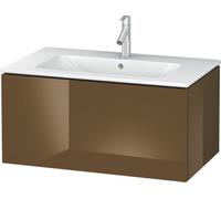 Duravit L-Cube Mueble de pared, anchura 820mm, profundidad 481mm, 1 extraíble, se ajusta a las necesidades de los clientes de"Me by Starck". Artículo 233683, LC614106161, Color: Marrón Oliva Laca Alto