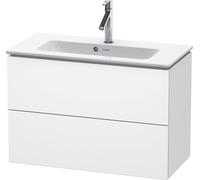 Duravit L-Cube Mueble de pared Compact, 2 cajones, anchura: 820mm, para Me by Starck 234283, LC625704747, Color: Laca de alto brillo Stone Blue