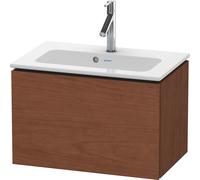 Duravit L-Cube Mueble de pared Compacto, 1 alargador, ancho: 620mm, para mí de Starck 234263, LC615601313, Color: Chapa de madera auténtica de nogal americano