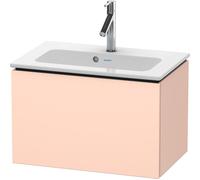 Duravit L-Cube Mueble de pared Compacto, 1 alargador, ancho: 620mm, para mí de Starck 234263, LC615602020, Color: Albaricoque Perla seda laca mate